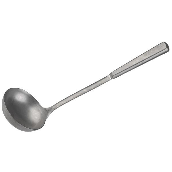 APS Suppenkelle -CLASSIC- Ø 9 cm, Griff: 24 cm, 18/0 Edelstahl, 0,1 Liter vintage Look, 75924