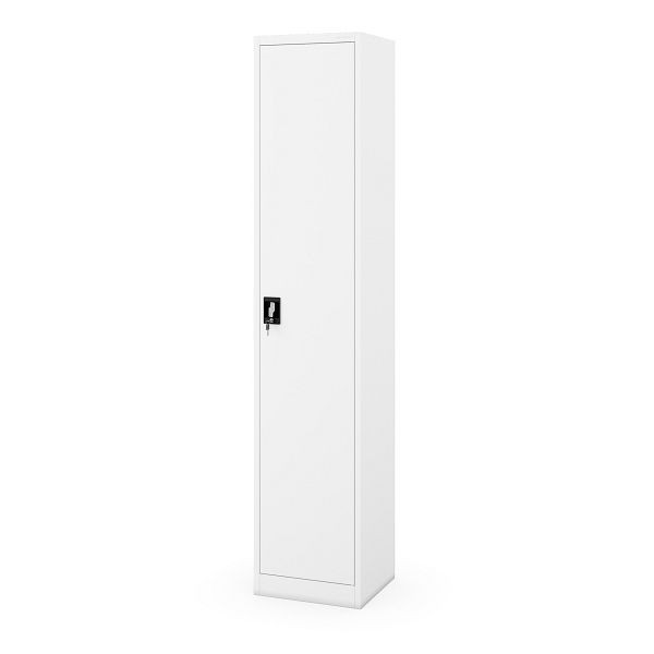 Jan Nowak Abschließbarer Aktenschrank für Hängeregister ALEX H2200 450 × 2200 × 400 mm, Weiß, 2004