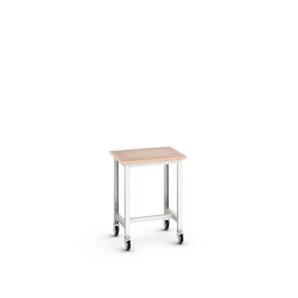 bott verso mobile Werkbank (Multiplex-Platte) mit Querstrebenset und Ablageboden, BxTxH: 700 x 600 x 930 mm, 16922100.16