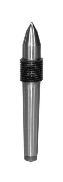MACK feste Körnerspitze, Abdrückgewinde, 30°/60°- Spitze DIN 807, MK 1, 03-518