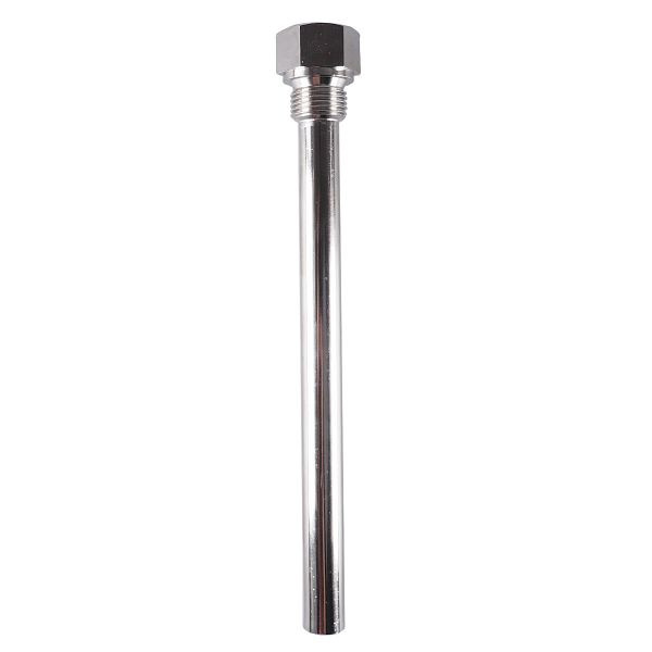 JUMO Schutzhülse zum Einschrauben, Einbaulänge 200 mm, Messing, Innendurchmesser: 13,5 mm, 60696002