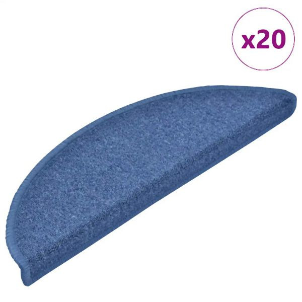 vidaXL Stufenmatten 20 Stück Blau 56x17x3 cm Abmessung, 3365788