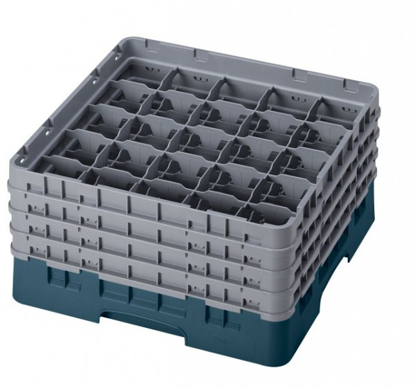 Cambro Spülkorb mit 25 Fächer Camrack® 21,5 cm Türkis, 25S800414