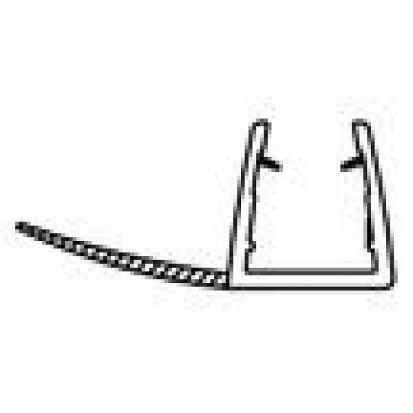 Sanotechnik Dichtleiste für Türe 4 mm, VE: 2 Stück, Q604