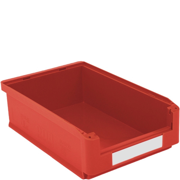 BITO Sichtlagerkasten SK Set /SK5031 500x313x145 rot, inklusive Etikett, 8 Stück, C0230-0020