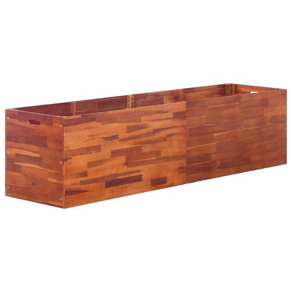 vidaXL Garten-Hochbeet Akazienholz 200x50x50 cm, 44028