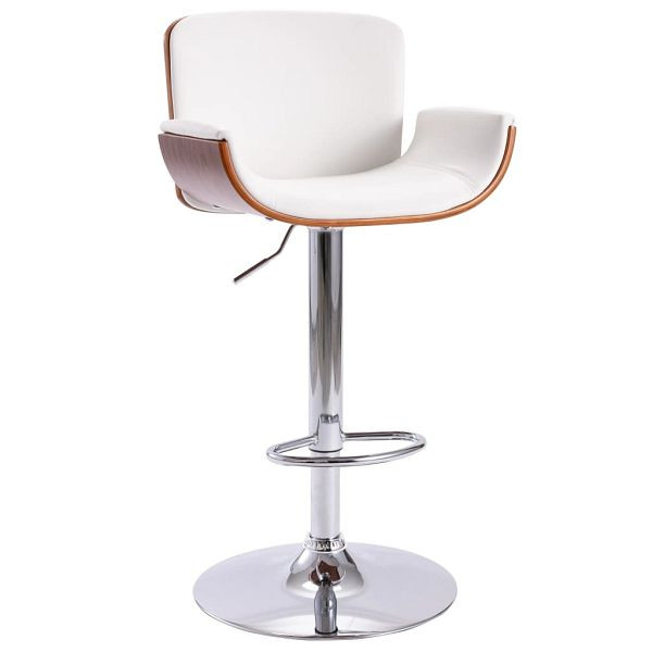 vidaXL Barhocker Weiß Kunstleder, 287376, 8719883795607