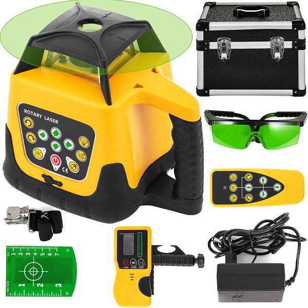 VEVOR Grün Laser Kreuzlinienlaser 500m Linienlaser 500 m, JGSPYLG-YELLOW001V2