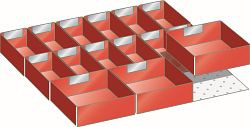 LISTA Set Einsatzkästen (BxTxFH) 459x510x75mm, 41.471.000