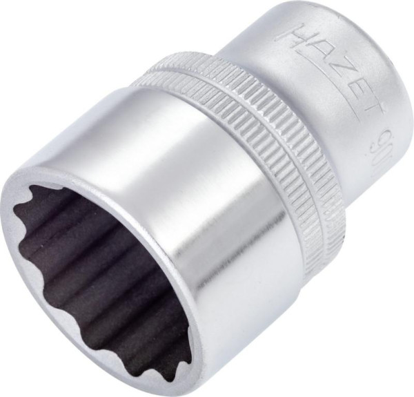 Hazet Steckschlüsseleinsatz, Doppelsechskant, Vierkant hohl 12,5 mm (1/2 Zoll), Außen-Doppel-Sechskant-Tractionsprofil, 31/32 ", 900AZ-31/32