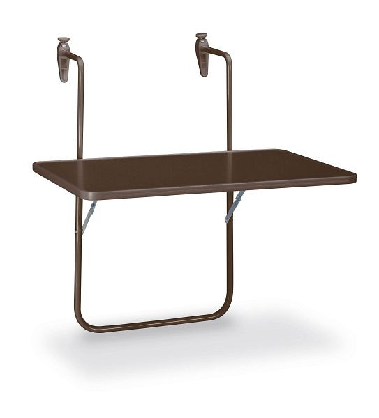 BEST Boy Balkonhängetisch 60x40 cm, Braun, 36506410, 4043153041502