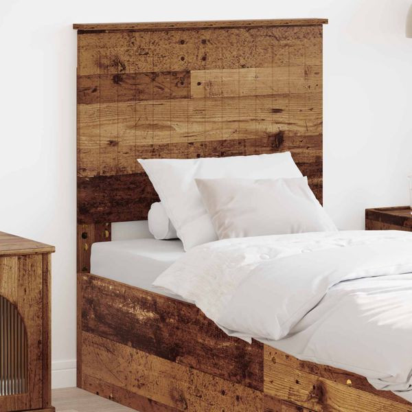 vidaXL Kopfteil mit Kopfteil Altholz 75 cm Holzwerkstoff, 887833
