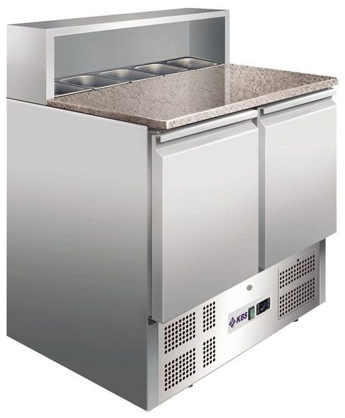 KBS Pizzakühltisch/Belegstation 900 PT, mit 2 Türen, 340106