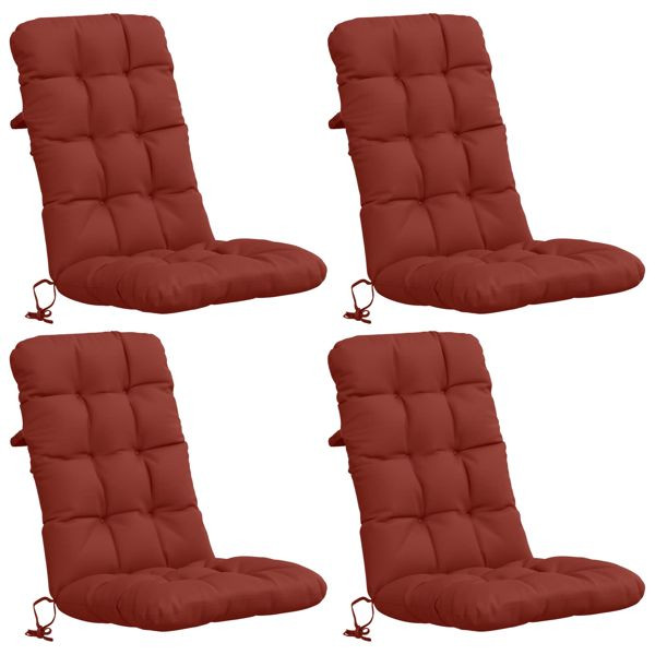 vidaXL 4-teiliges Hochlehner Kissenset VIANEN 4 pcs 100 % Polyester, 953771