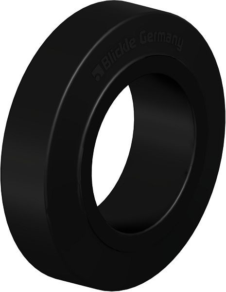 Blickle BEV 300x85/170-ZDG Bandage / Reifen aus Elastik-Vollgummi, Schwarz, 253880
