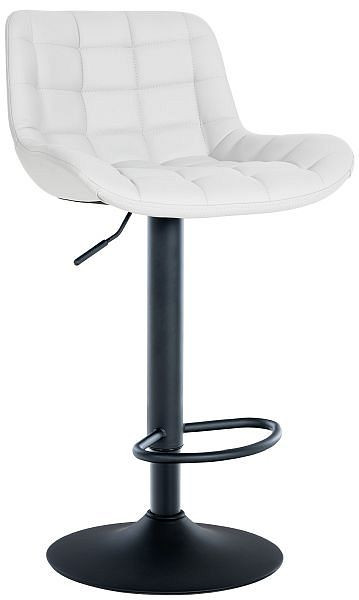 CLP Barhocker Tover Kunstleder, weiß, 321044, 4251756480226