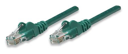 INTELLINET Netzwerkkabel, Cat5e, U/UTP, CCA, RJ45-Stecker/RJ45-Stecker, 0,5 m, grün, 318167