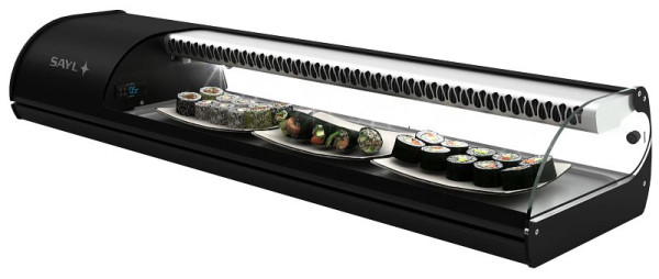 Neumärker Royal Cooling Sushi 6, 6x GN 1/3 x 40 mm, Kompressor links, 05-70505BKL