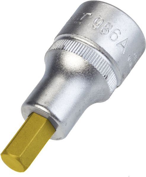 Hazet Schraubendreher-Steckschlüsseleinsatz, Vierkant hohl 12,5 mm (1/2 Zoll), Innen-Sechskant Profil, 5/16 ", 986A-5/16