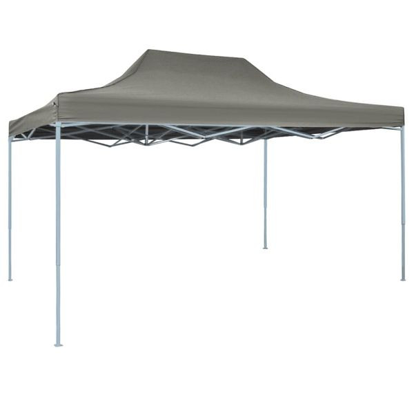 vidaXL Faltzelt Pop-Up 3 x 4,5 m Anthrazit, Material: Polyester: 100%, 44969