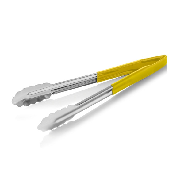 WAS HACCP Universalzange HACCP TONGS, 30 cm, gelb, Chromstahl 18/0, 1542330