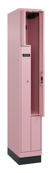 C+P Z-Spind Evolo PLUS, Sockel, 2 Fächer, 1950x300x500mm, 3015/3015, Zylinderschloss, 049023-102 S10048