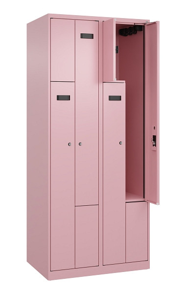 C+P Z-Spind Evolo PLUS, 4 Fächer, 1850x800x500mm, 3015/3015, Zylinderschloss, 049003-224 S10046