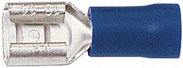 HELLA Leitungsverbinder, blau, von: 1.5mm², bis: 2.5mm², Flachsteckhülse, 6,3 x 0,8, 8KW 044 022-004