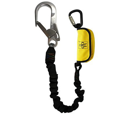 Preising Verbindungsmittel, Karabiner 1483+1502, 2,0 m, 140 kg, Gewebeschlauch mit Elastikband, 1541_1483_1502-02