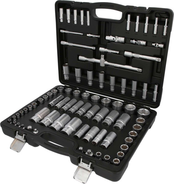 KS Tools 1/4"+3/8"+1/2" Steckschlüssel-Satz, 82-tlg, Zollmaße, 917.0082