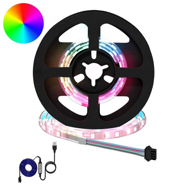vidaXL LED Streifen 12-teilig Schwarz und Transparent 350 mm, 3429093