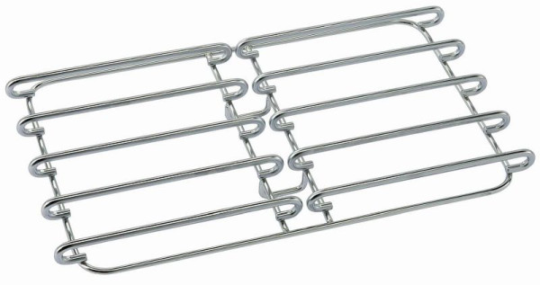 ZANUSSI Schieberost über 2 Brenner, Edelstahl, für Herde der Serie EVO 900, 406206298