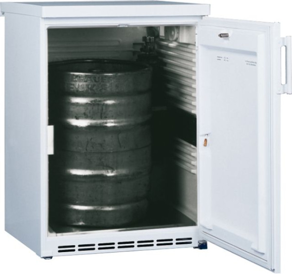 NordCap Fasskühlschrank FKU 180 F2 / W, für Fasskühlung KEG-DIN oder KEG-Euro, steckerfertig, statische Kühlung, 40518005