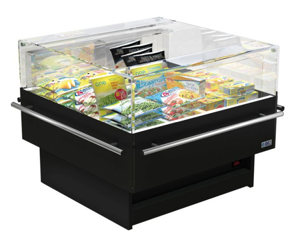 ISA Kühlinsel THEA TN 110 GD, für Take-Away Kühlprodukte und Getränkekühlung, steckerfertig, Umluftkühlung, 453900921110