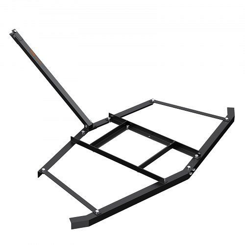 VEVOR Schleppegge 1750 x 1720 x 90 mm Einstellbarer Querstangenbereich 203,2/406,4 mm Rasenschleppe ATVs, UTVs, Gartentraktoren, QYPQYP66INCHEC4N5V0