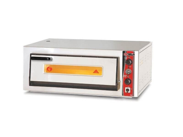 SGS Gastro Elektro Pizzaofen Classic, 4x33 cm mit Thermometer, Breit, PO6868ET
