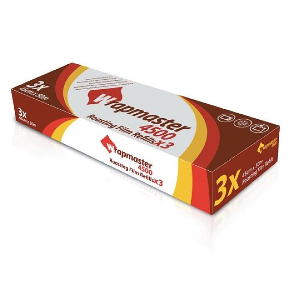 Wrapmaster Bratschlauch 3er Pack, Größe: 450 mm x 50 m, GH029
