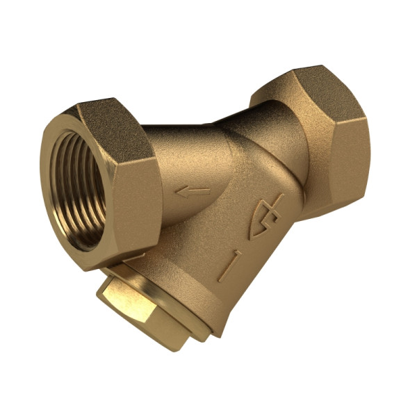 Riegler Schmutzfänger, Rotguss, G 2, DN 50, MW 0,25 mm, 147583