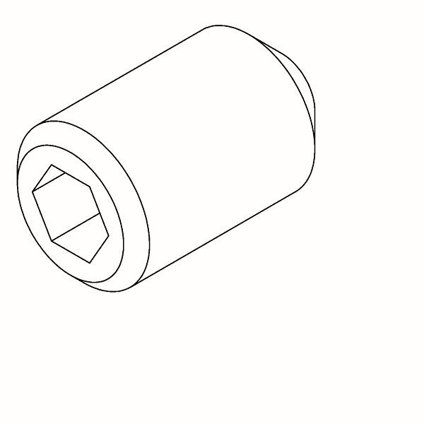 KWC Gewindestift, M5x8, VE: 10 Stück, 2000109144, 7612982141607