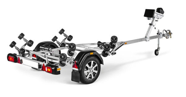 Brenderup 150600UB RBX Schlauchbootanhänger, Maße: 1580 x 4720 x 1450 mm, SW10172