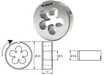 BAER Schneideisen M 2 x 0,4 - HSSE für Edelstahl, 111405004
