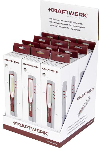 Kraftwerk Display mit 12x LED Handlampe Inspection 700, 701.001.008-D12