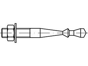 ART 88579 FISCHER-Highbond-Anker Stahl verzinkt FHB II-A S M 16 x 95/165 VE=S (10 Stück)