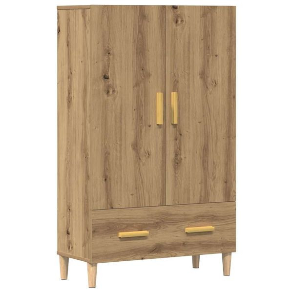 vidaXL Highboard Artisan-Eiche 70x31x115 cm Holzwerkstoff, 856915