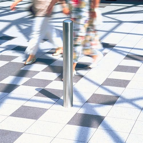 Moravia Edelstahlpoller herausnehmbar, ohne Ösen, ∅: 60 mm, Höhe Überflur 900 mm, 310912