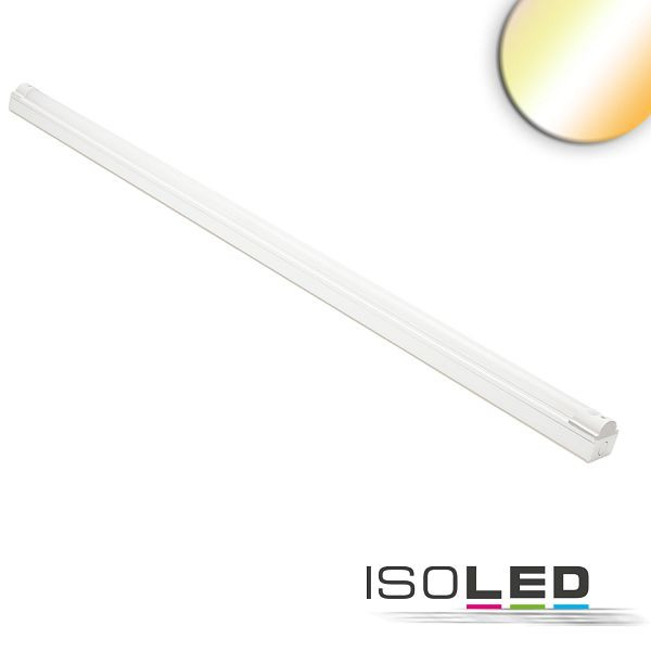 ISOLED LED Balkenleuchte 120cm, PIR-Sensor, PowerSwitch 22/29/32/37W, 150 lm/W, ColorSwitch 3000/4000/6000K, 116019