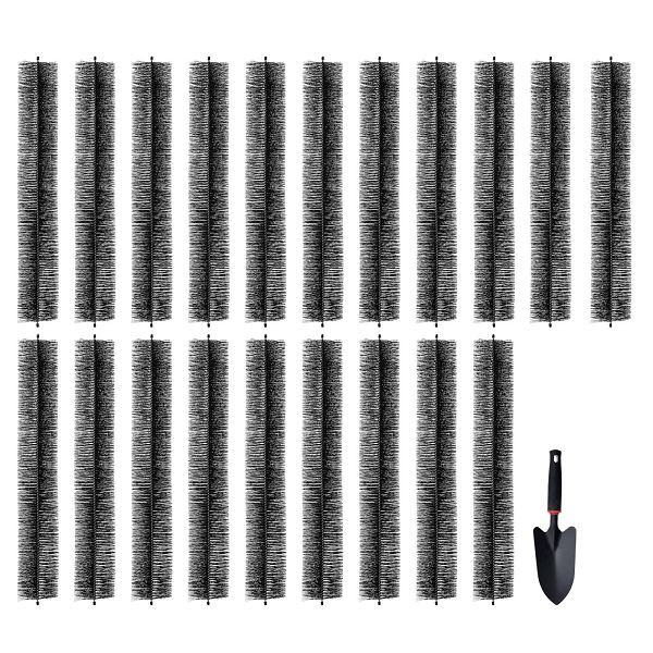 VEVOR Dachrinnenbürste, 18 m Gesamtlänge, φ13,3 cm Durchmesser, Laubschutz für 12,7 cm Dachrinnen, 20er-Pack, TGMS525INCH2ZCUZDV0