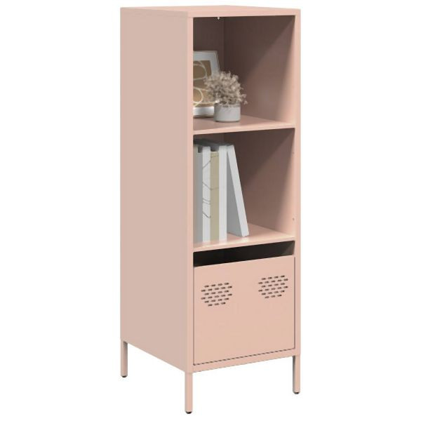 vidaXL Highboard Rosa 35x39x103,5 cm Stahl, klassisch, 851377