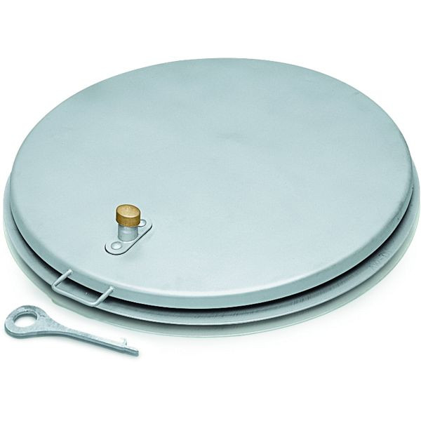 ZARGES Brunnenabdeckung, rund, Stahl feuerverzinkt, 800 mm, 47157