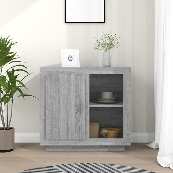 vidaXL Sideboard Grau Sonoma 80x40x75 cm, Holzwerkstoff, 817238